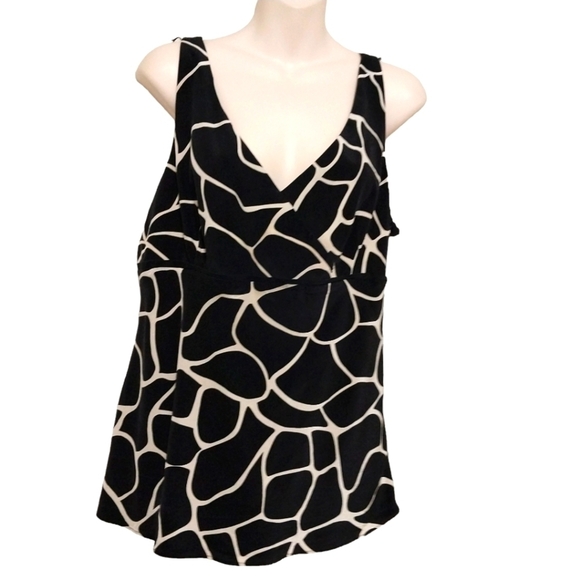 Ann Taylor Tops - Ann Taylor Silk Sleeveless Top Empire Waist Sz  14